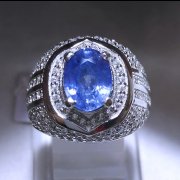 batu permata, batu mulia, cincin permata NATURAL BLUE SAPPHIRE SA244