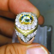 batu permata, batu mulia, cincin permata NATURAL FANCY SAPPHIRE RING batu permata, batu mulia, cincin permata NATURAL FANCY SAPPHIRE RING