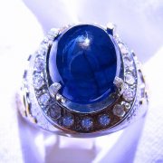 batu permata, batu mulia, cincin permata NATURAL ROYAL BLUE SAPPHIRE