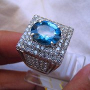batu permata, batu mulia, cincin permata SPARKLING LONDON BLUE TOPAZ TOP COLOUR batu permata, batu mulia, cincin permata SPARKLING LONDON BLUE TOPAZ TOP COLOUR