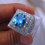 batu permata, batu mulia, cincin permata SPARKLING LONDON BLUE TOPAZ TOP COLOUR batu permata, batu mulia, cincin permata SPARKLING LONDON BLUE TOPAZ TOP COLOUR