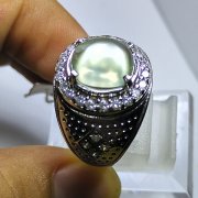 batu permata, batu mulia, cincin permata SUPER BODYGLASS MOONSTONES bersertifikat