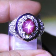 batu permata, batu mulia, cincin permata SUPER STAR RUBY 