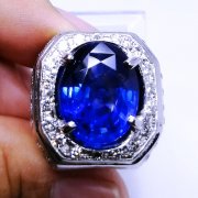 batu permata, batu mulia, cincin permata UNHEATED BLUE SAPPHIRE SRILANKA TOP